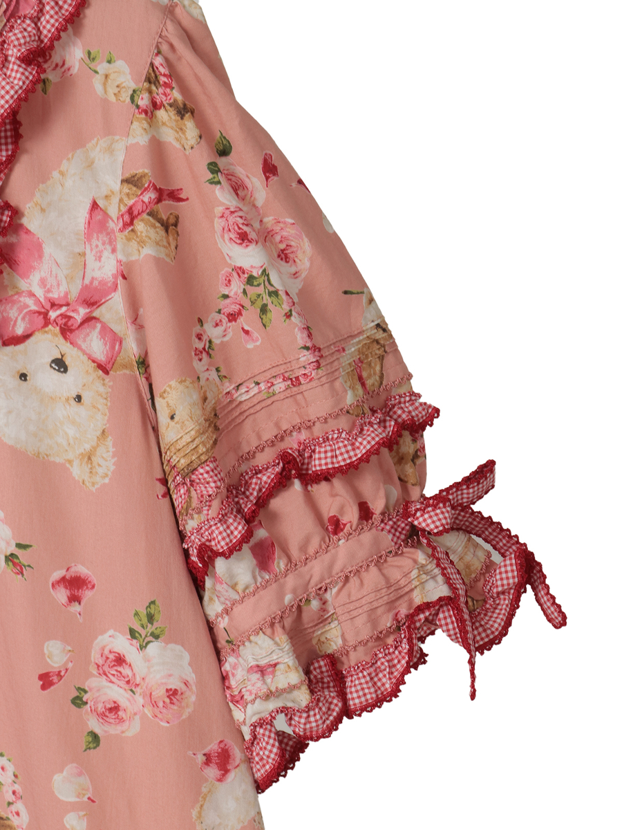 テディローズプリントワンピース 詳細画像 ラベンダー 19