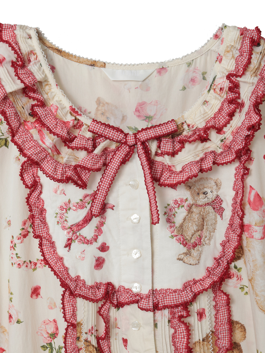 テディローズプリントワンピース 詳細画像 ラベンダー 3