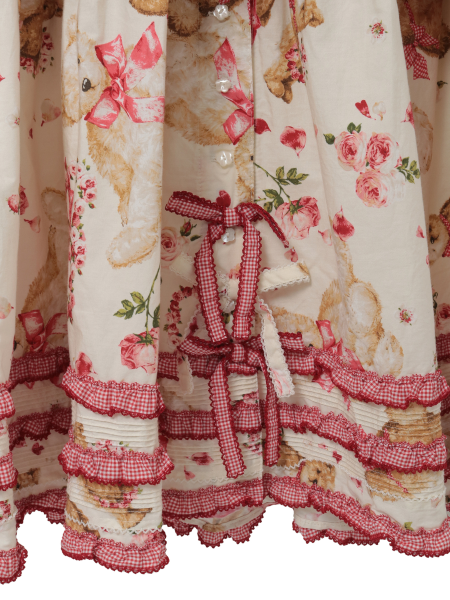 テディローズプリントワンピース 詳細画像 ラベンダー 6