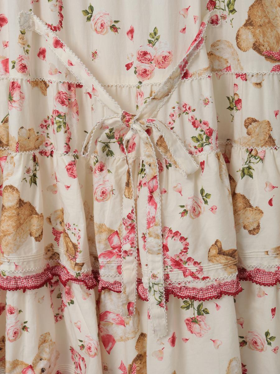 テディローズプリントワンピース 詳細画像 ラベンダー 7