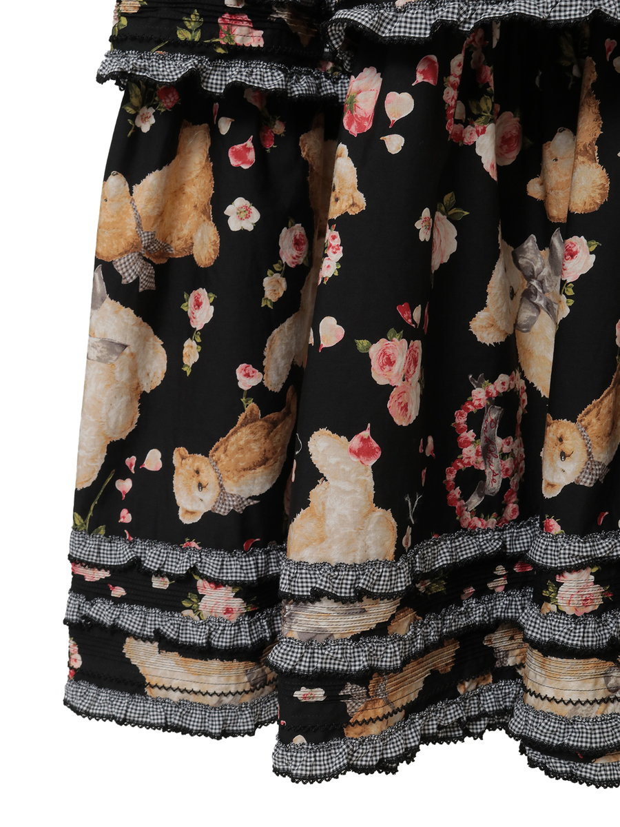 テディローズプリントワンピース 詳細画像 ラベンダー 9