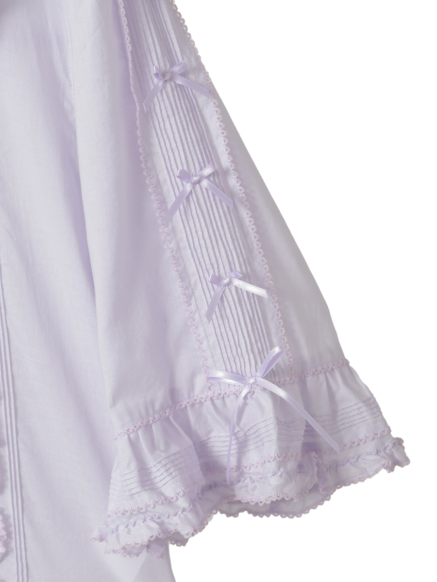 ミニリボンいっぱいローンワンピース 詳細画像 シロ 4