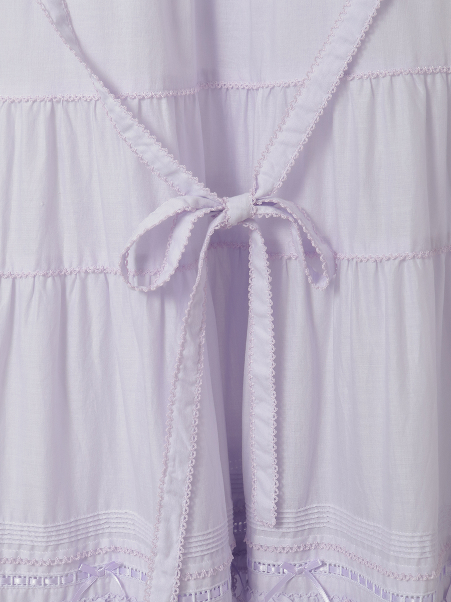 ミニリボンいっぱいローンワンピース 詳細画像 シロ 7