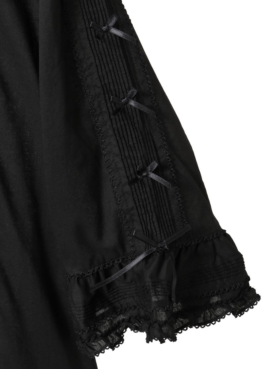 ミニリボンいっぱいローンワンピース 詳細画像 シロ 8