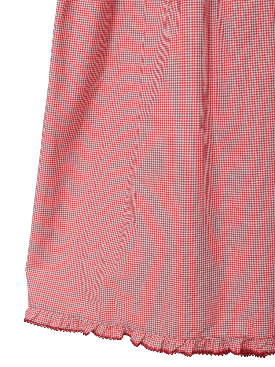 ローン襟付きギンガムチェックワンピース 詳細画像 ソライロ 7