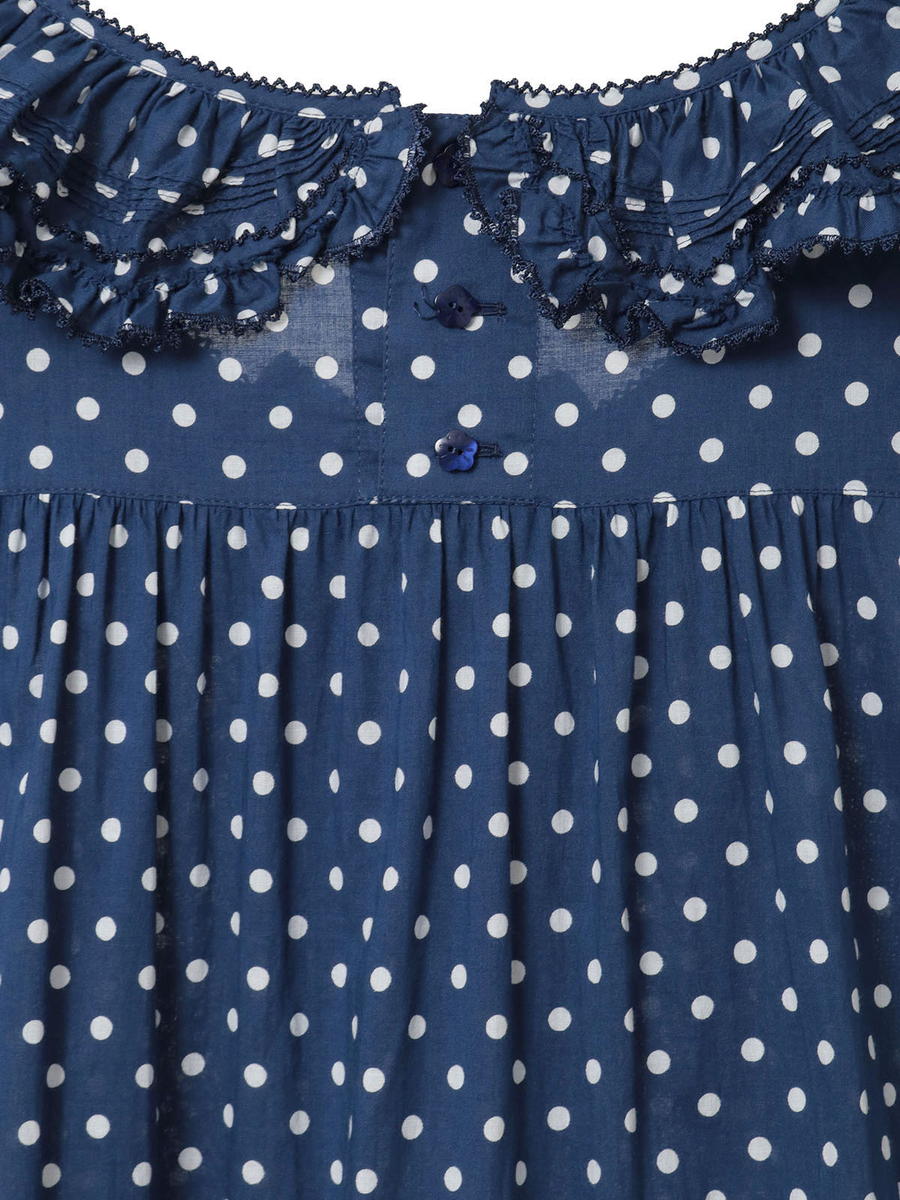 ペチ付きミディワンピース 詳細画像 ピンク&times;シロ 4