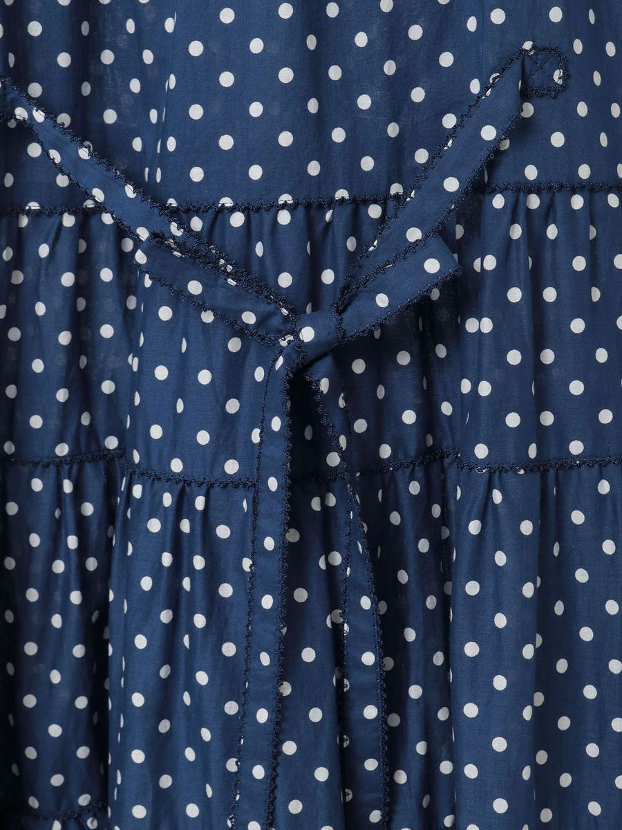 ペチ付きミディワンピース 詳細画像 ピンク&times;シロ 7