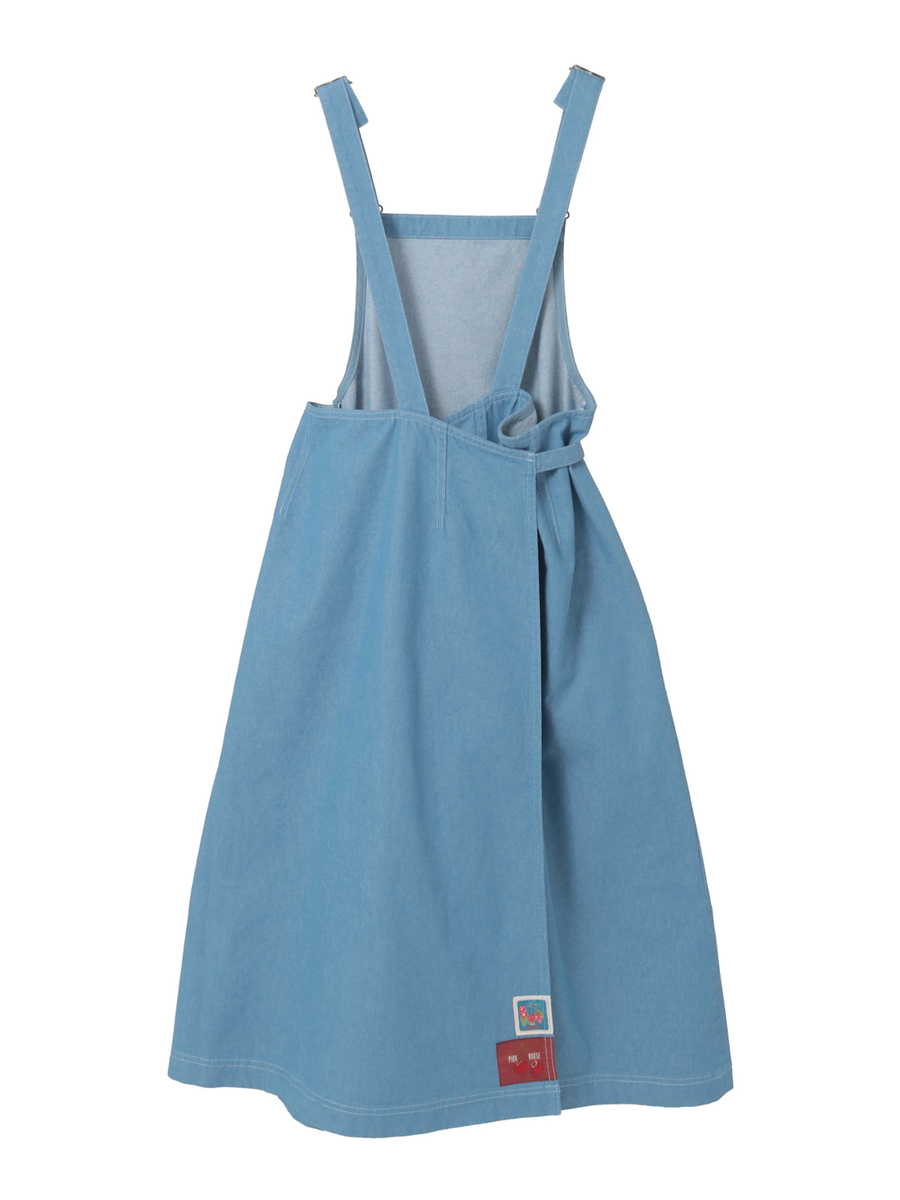 ネームワッペン使いデニムサロペットワンピース 詳細画像 ブリーチ 2