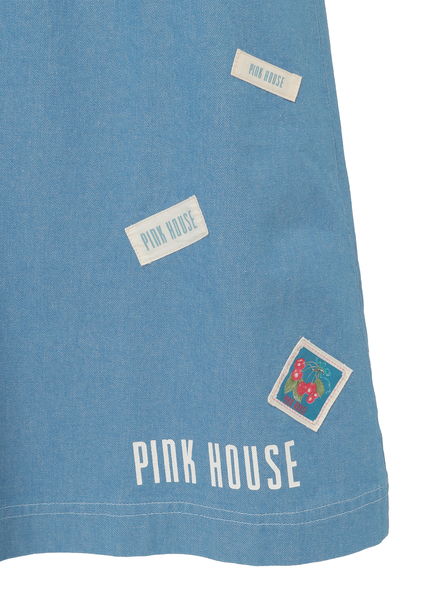 ネームワッペン使いデニムサロペットワンピース 詳細画像 ブリーチ 5