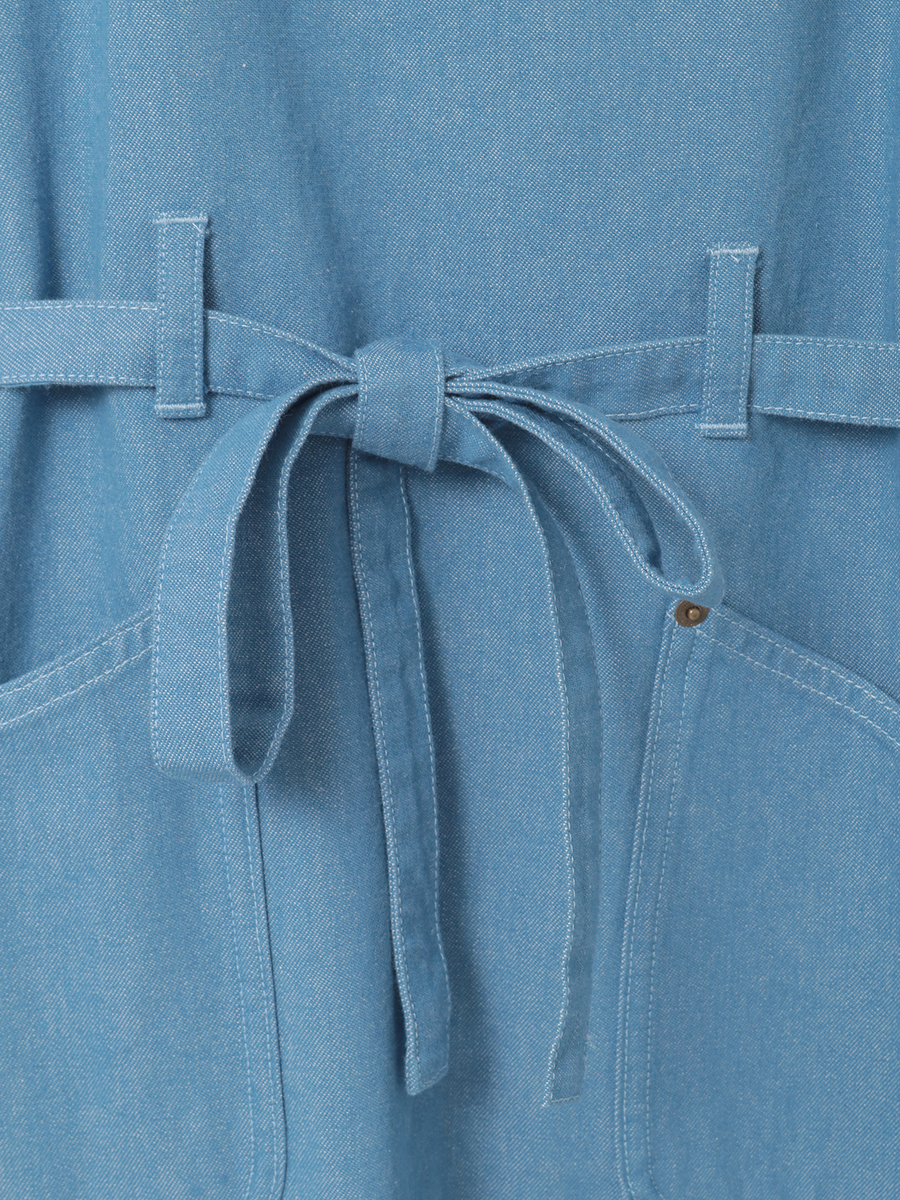 ネームワッペン使いデニムサロペットワンピース 詳細画像 ブリーチ 7