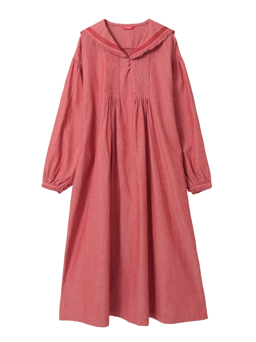 水玉スカーフ付きダンガリーセーラーワンピース 詳細画像 ブリーチ 8