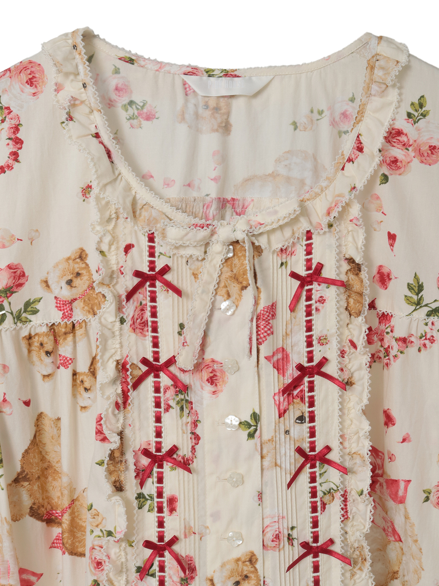 テディローズプリントミディワンピース 詳細画像 ソライロ 10