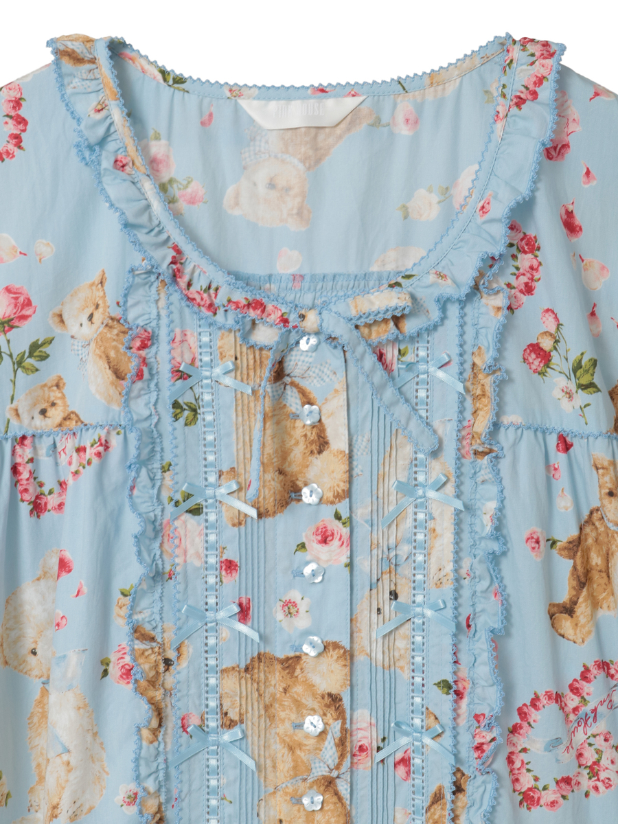 テディローズプリントミディワンピース 詳細画像 ソライロ 12