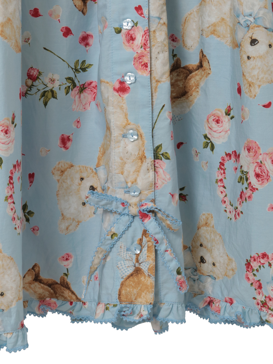 テディローズプリントミディワンピース 詳細画像 ソライロ 13