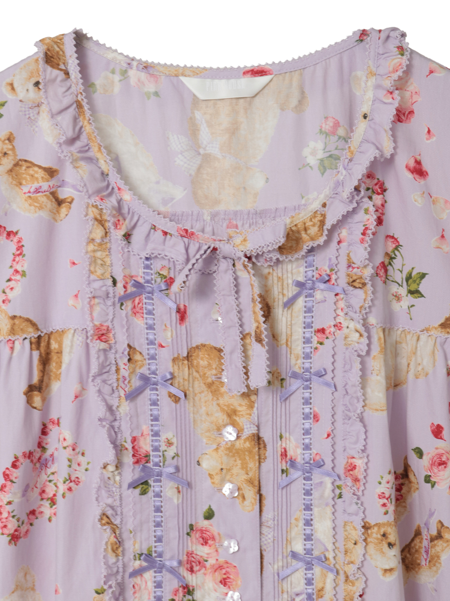 テディローズプリントミディワンピース 詳細画像 ソライロ 14