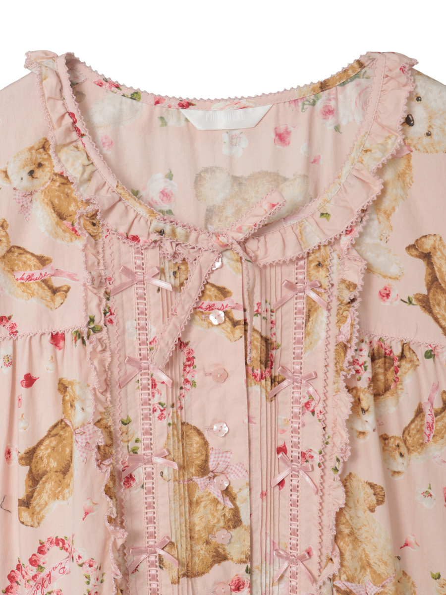 テディローズプリントミディワンピース 詳細画像 ソライロ 3