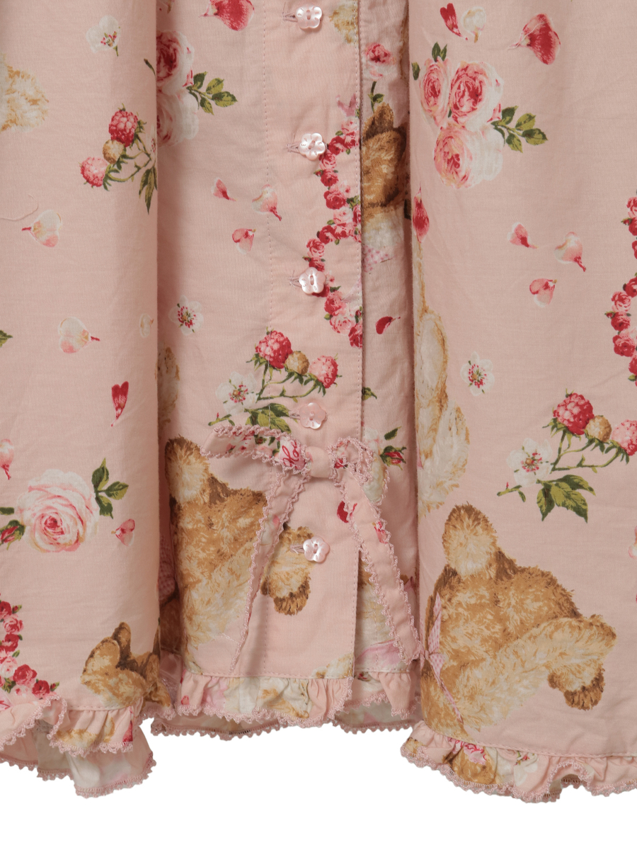 テディローズプリントミディワンピース 詳細画像 ソライロ 6