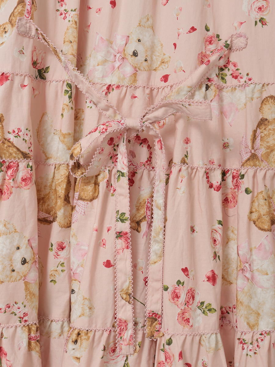 テディローズプリントミディワンピース 詳細画像 ソライロ 7