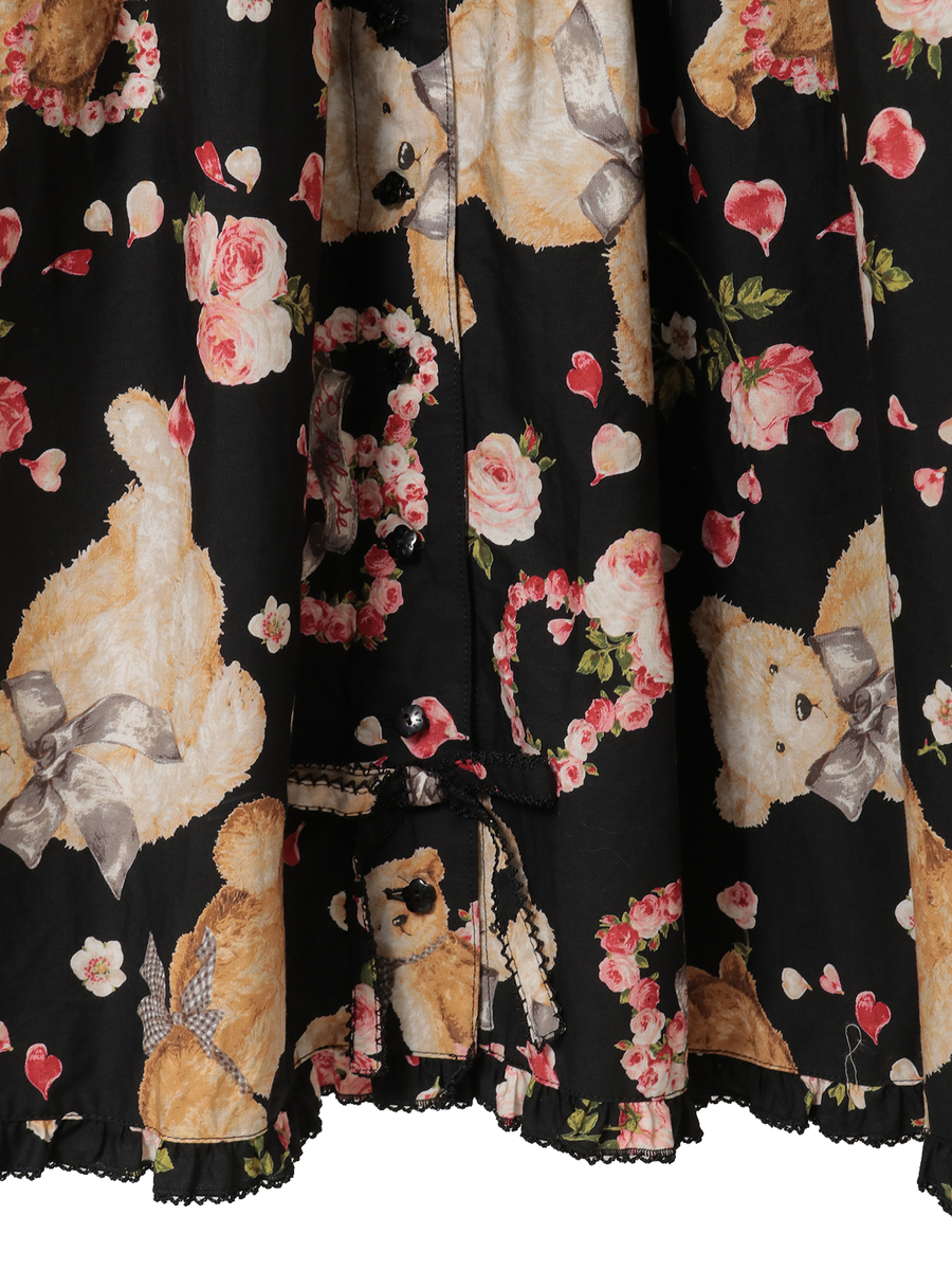 テディローズプリントミディワンピース 詳細画像 ソライロ 9