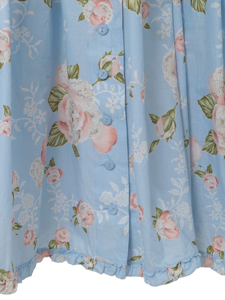 ポワン・ド・ローズプリントミディワンピース 詳細画像 ペールピンク 6