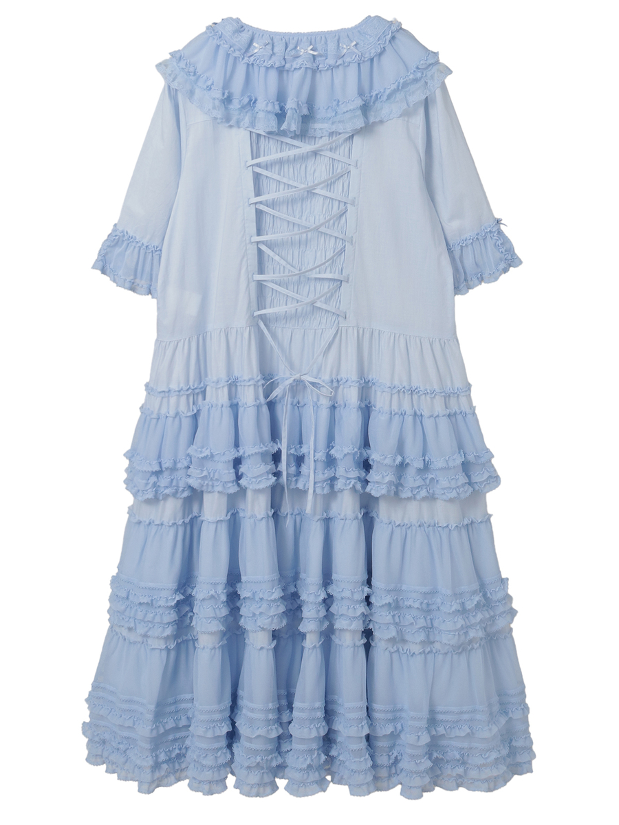 ソフトチュール使いワンピース 詳細画像 クロ 2