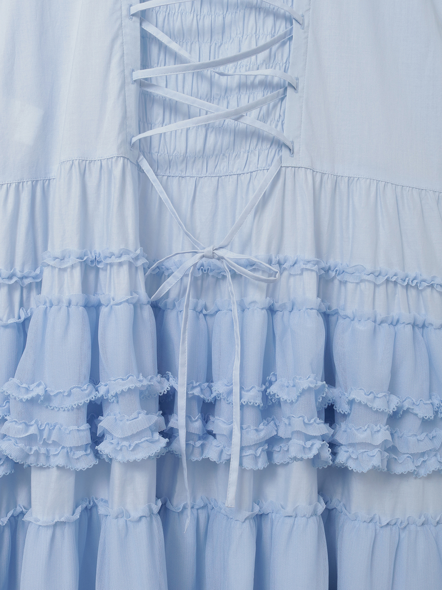 ソフトチュール使いワンピース 詳細画像 クロ 8