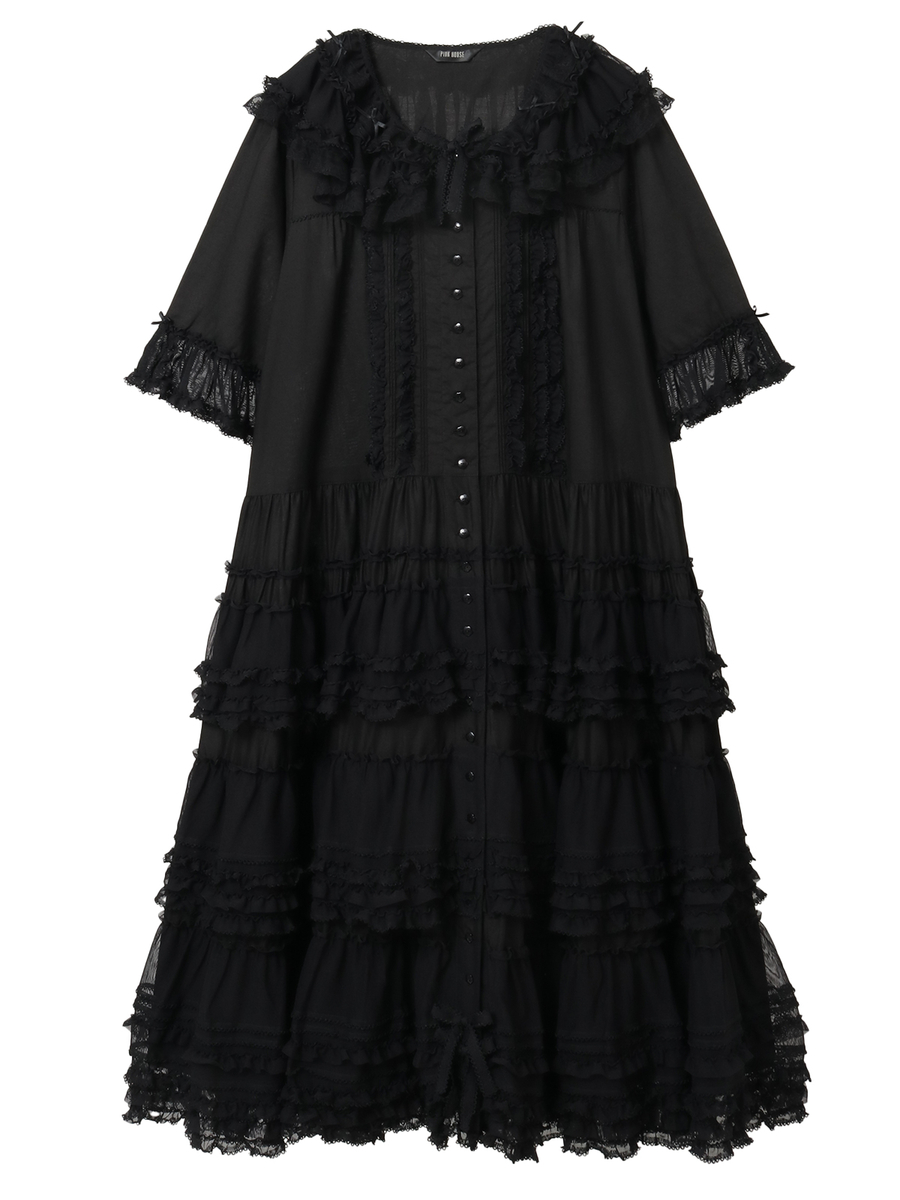 ソフトチュール使いワンピース 詳細画像 クロ 1