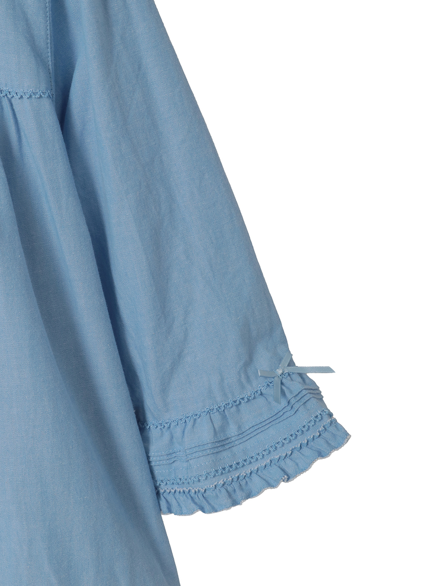 ミニリボンいっぱいティアードワンピース 詳細画像 シロ 4