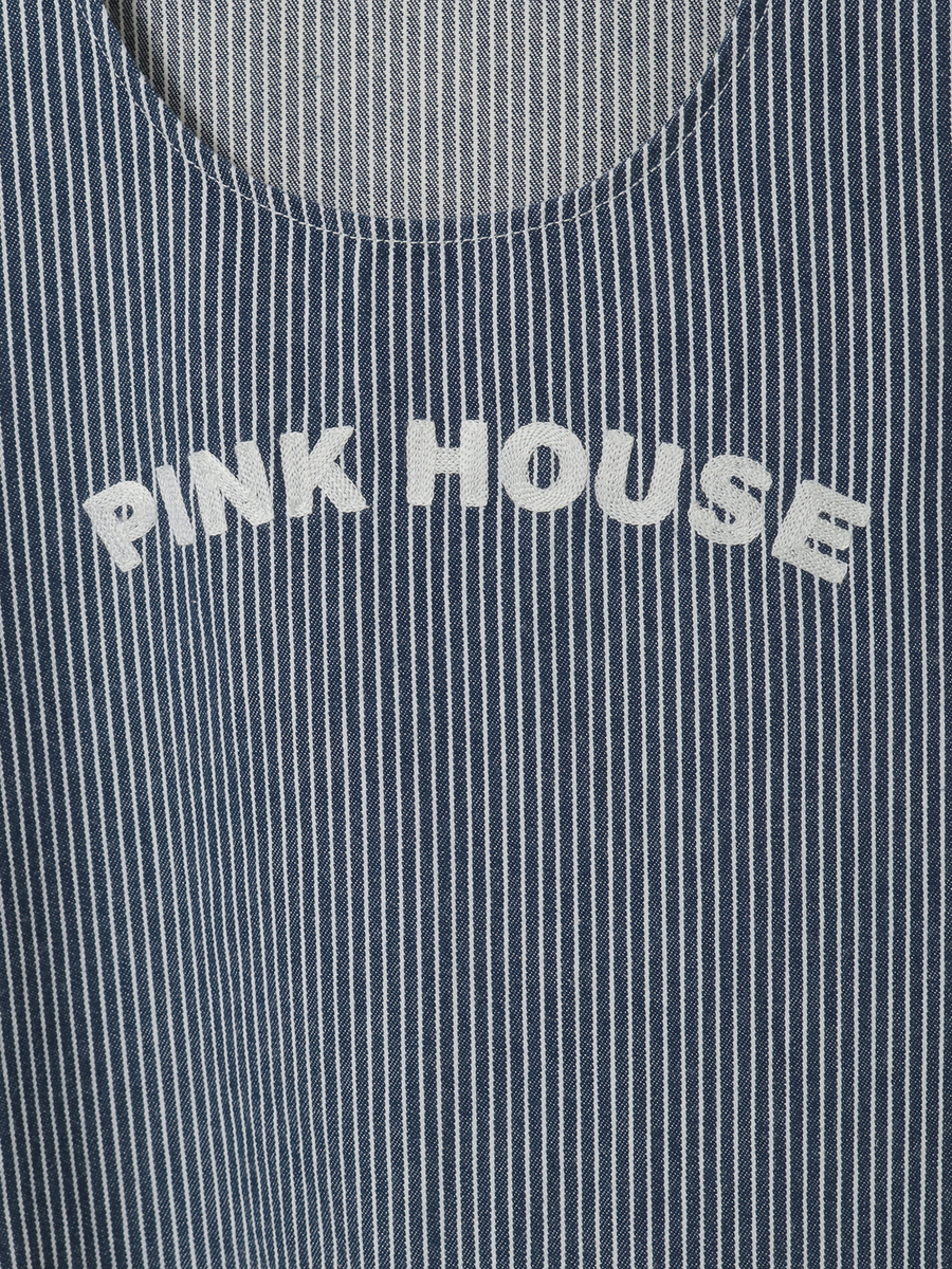 ネームワッペンいっぱいヒッコリージャンパースカート 詳細画像 アカ 11