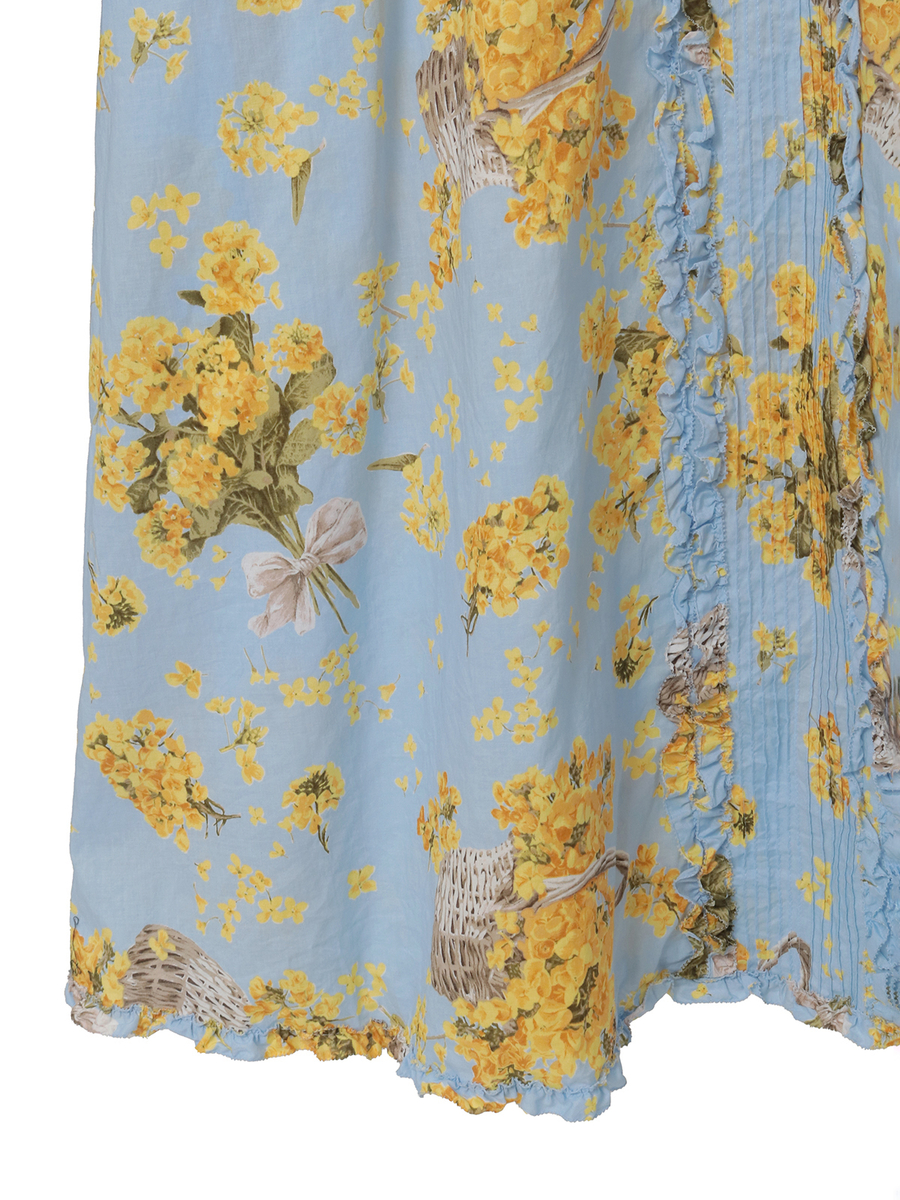 なのはなプリントチュニックブラウス 詳細画像 クリーム 5