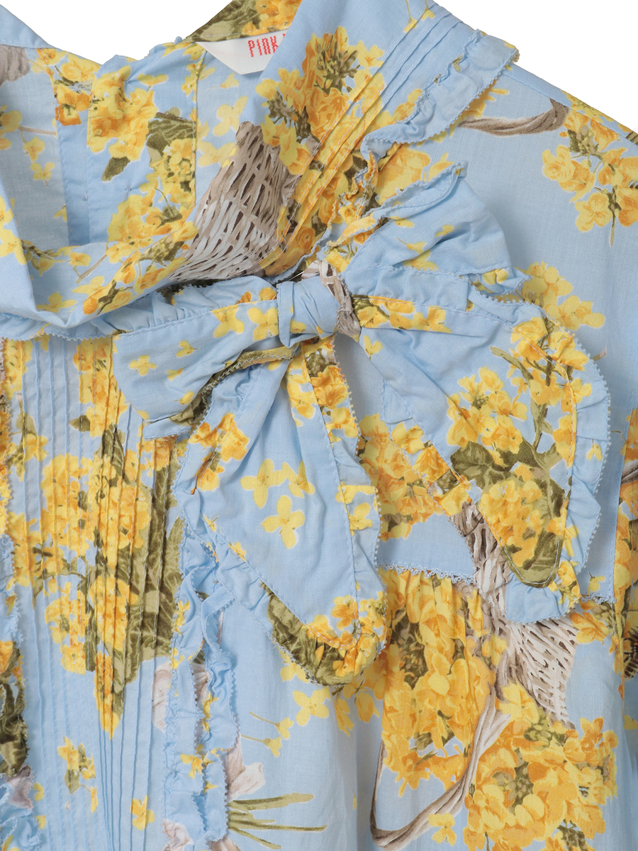 なのはなプリントチュニックブラウス 詳細画像 クリーム 6