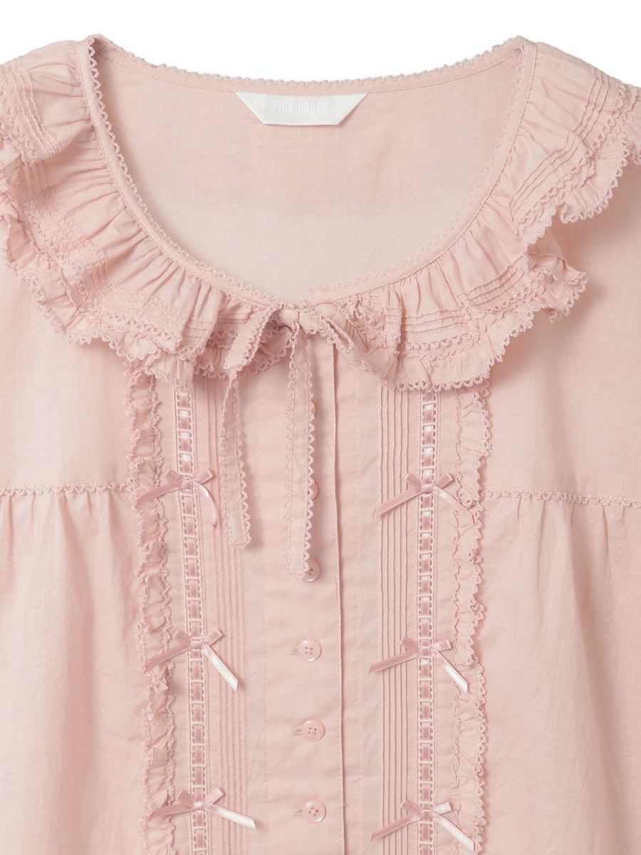 ローンチュニックブラウス 詳細画像 ピンク 3