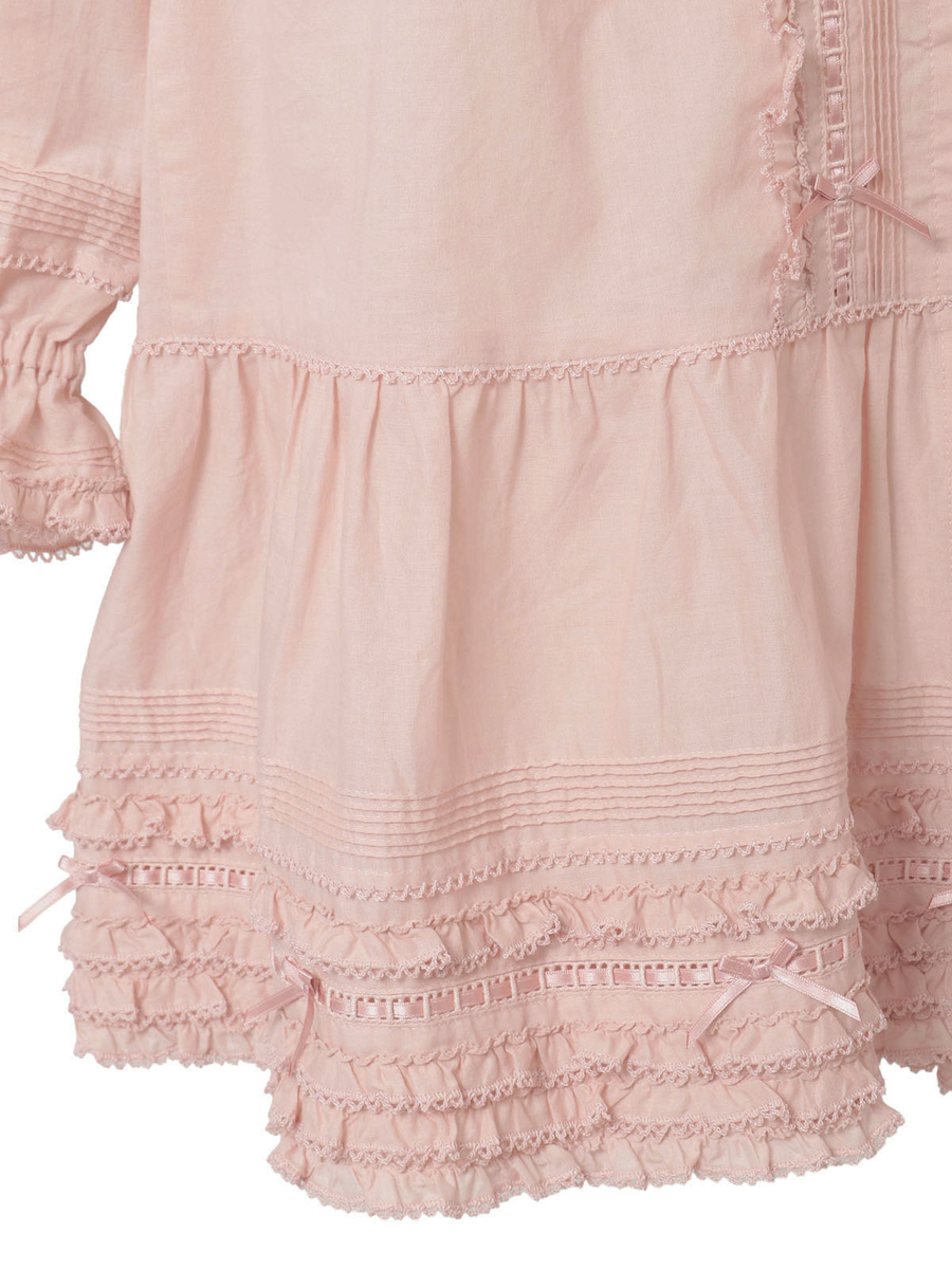 ローンチュニックブラウス 詳細画像 ピンク 5