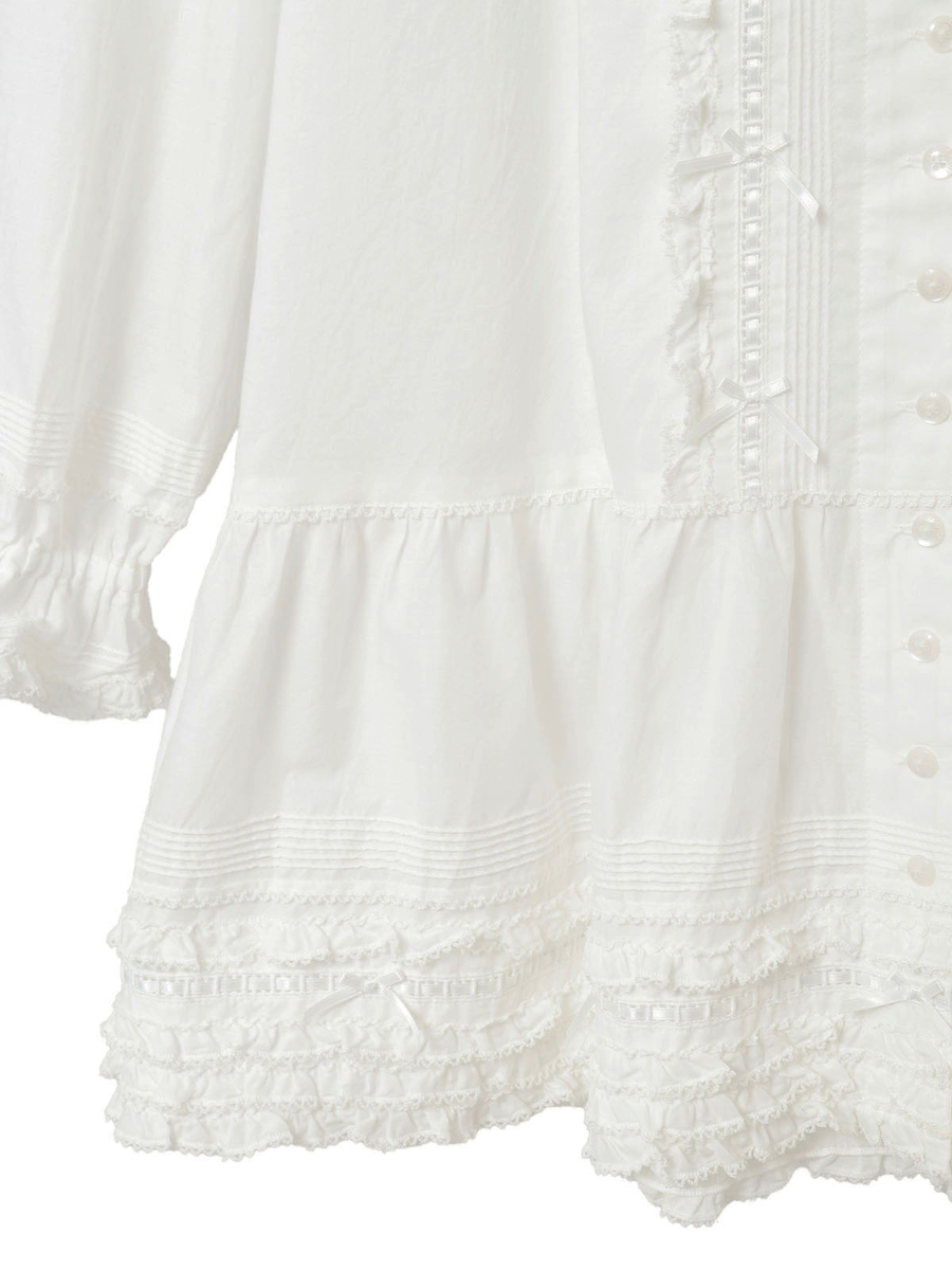 ローンチュニックブラウス 詳細画像 ピンク 8