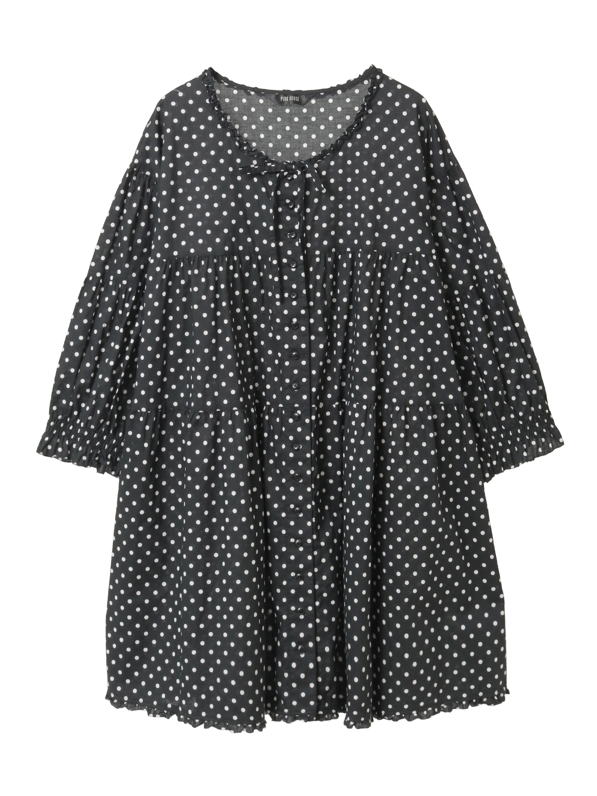 水玉プリントチュニックブラウス｜ピンクハウスオフィシャルオンライン