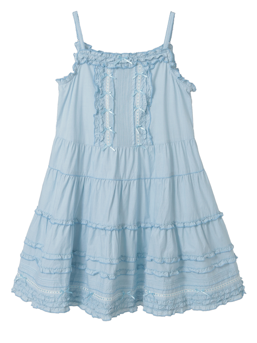 フリル使いキャミソールチュニックブラウス 詳細画像 ソライロ 1