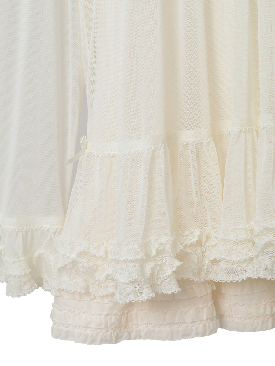 ソフトチュールチュニックブラウス 詳細画像 ピンク 14