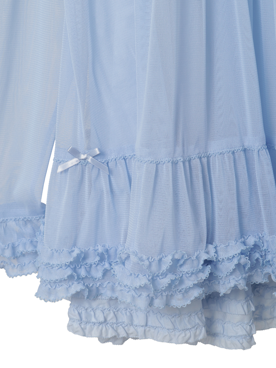 ソフトチュールチュニックブラウス 詳細画像 ピンク 6