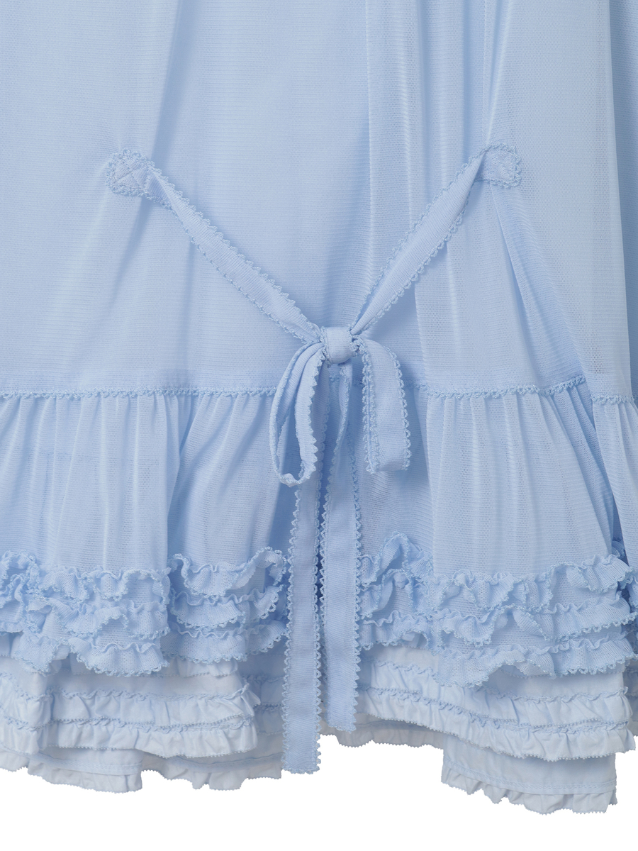 ソフトチュールチュニックブラウス 詳細画像 ピンク 7