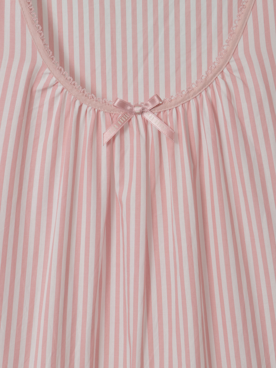 ストライプノースリーブチュニックブラウス 詳細画像 アカ 9