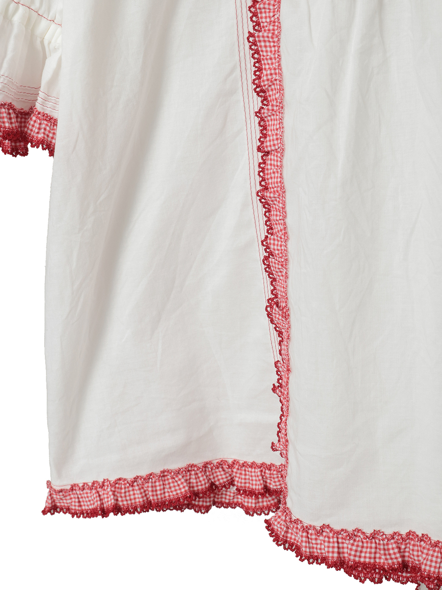 テディローズ刺繍使いブラウス 詳細画像 シロ 6