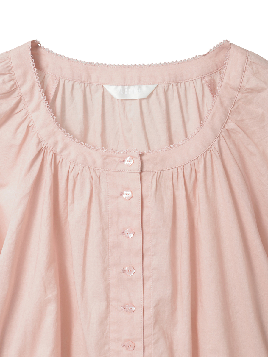 ローンブラウス 詳細画像 シロ 3