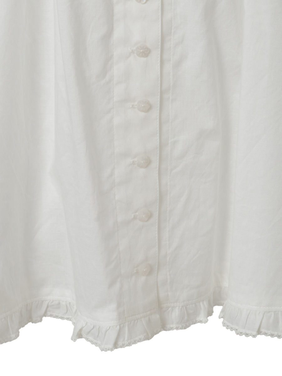 ローンブラウス 詳細画像 シロ 7