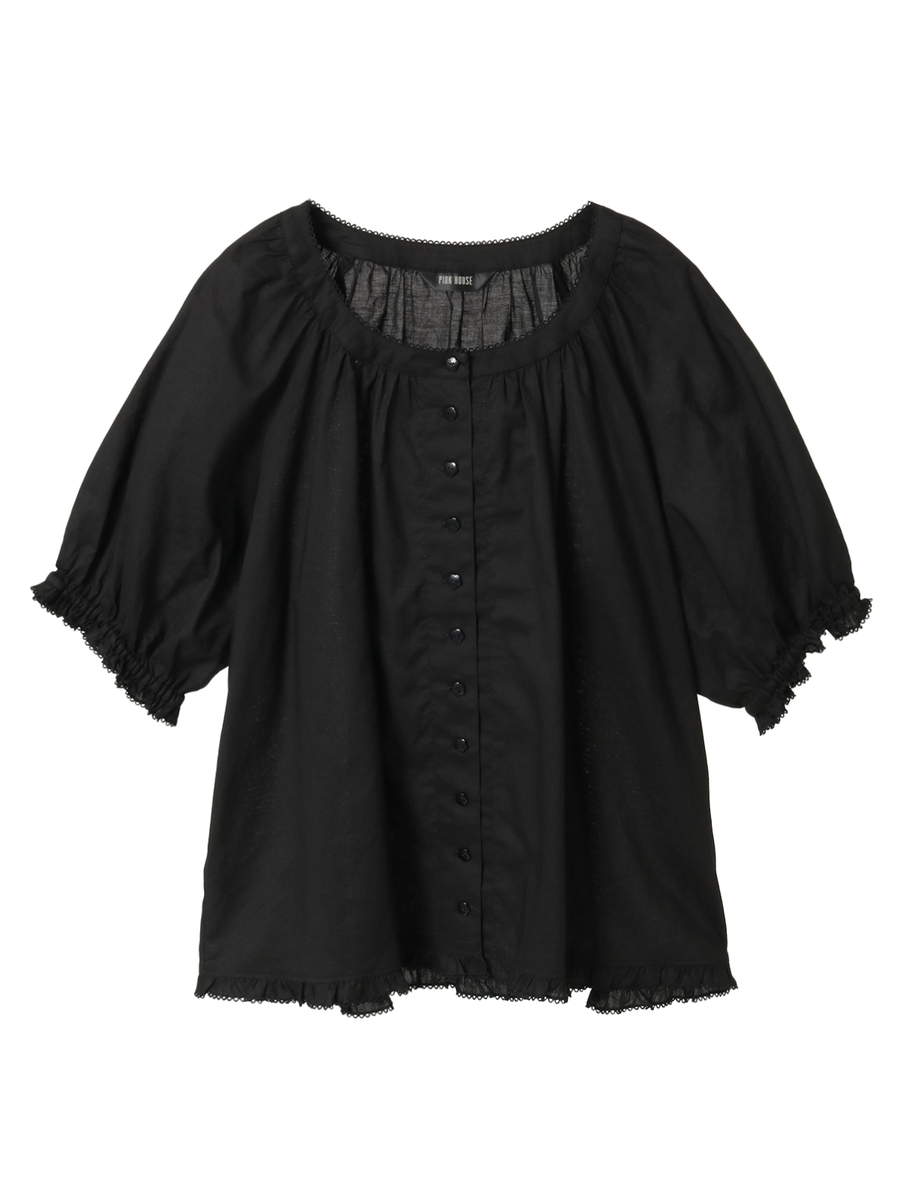 ローンブラウス 詳細画像 クロ 1