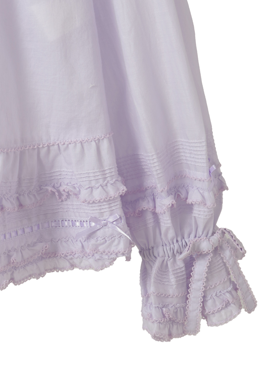 ミニリボンいっぱいローンオーバーブラウス 詳細画像 ピンク 4