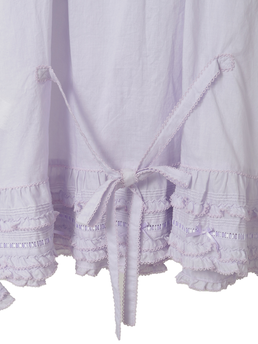 ミニリボンいっぱいローンオーバーブラウス 詳細画像 ピンク 7