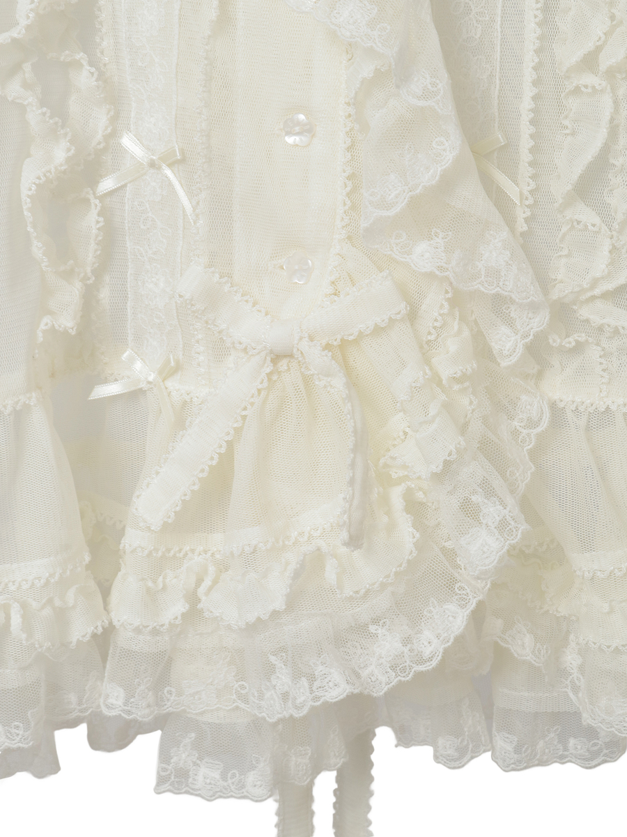 ソフトチュールブラウス 詳細画像 アクアマリン 11