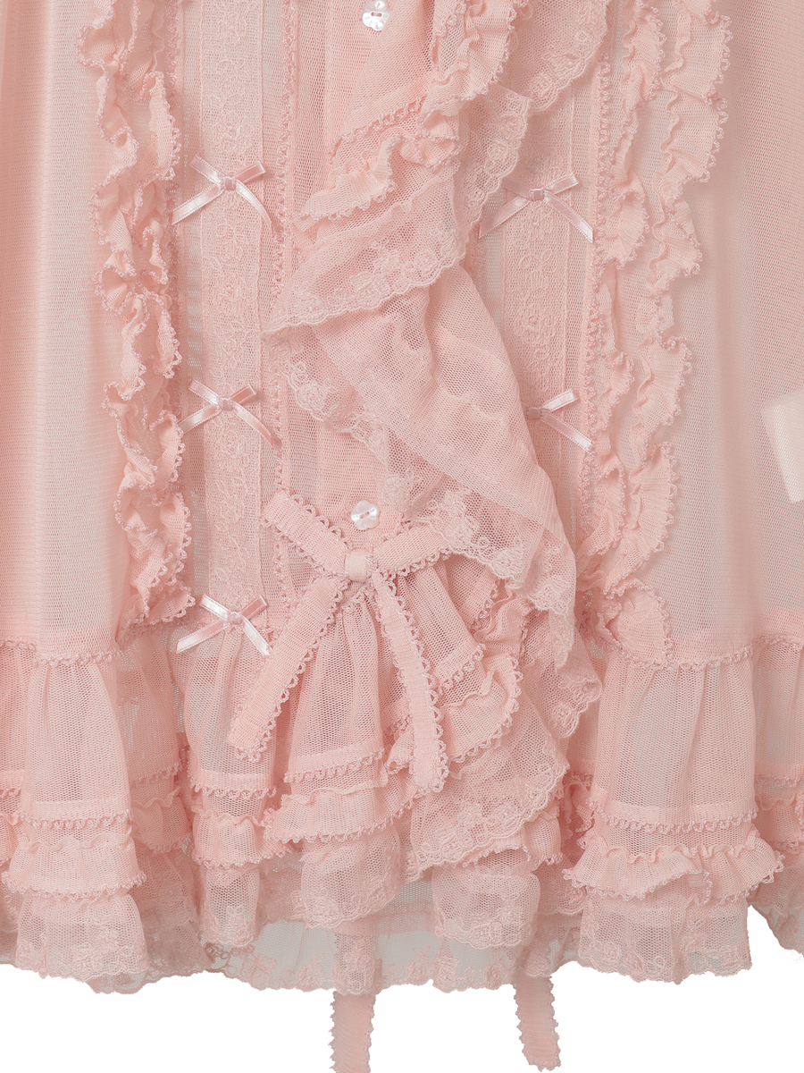 ソフトチュールブラウス 詳細画像 アクアマリン 14