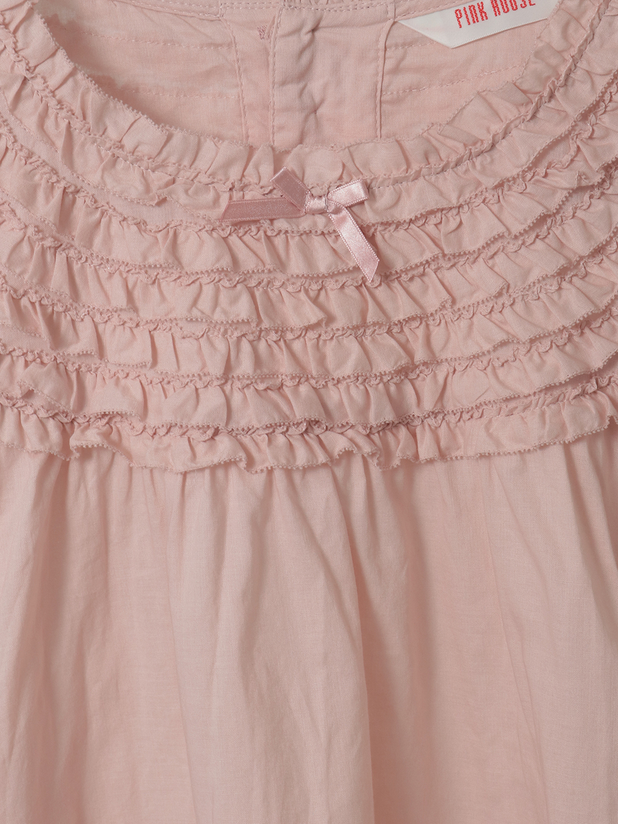 ヨークフリル使いブラウス 詳細画像 シロ 10