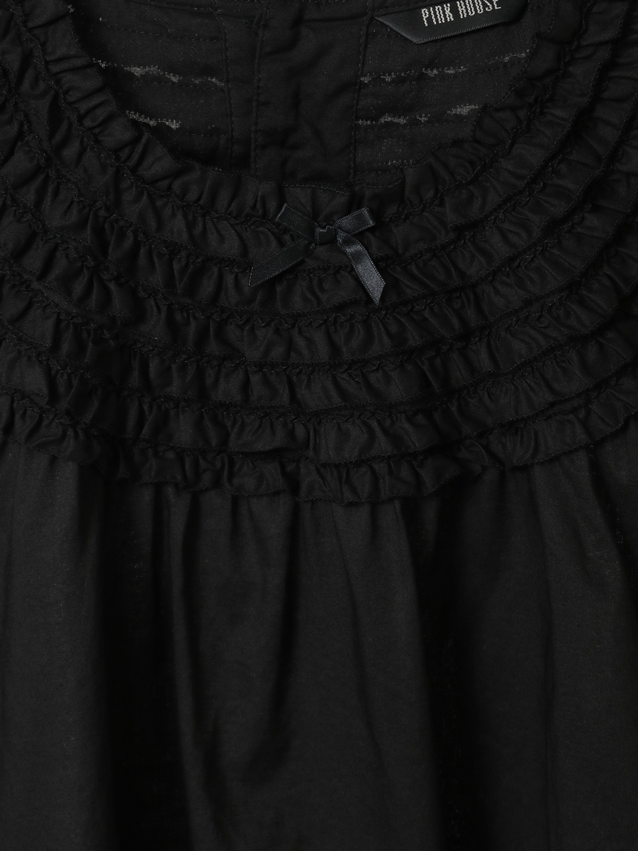 ヨークフリル使いブラウス 詳細画像 シロ 7